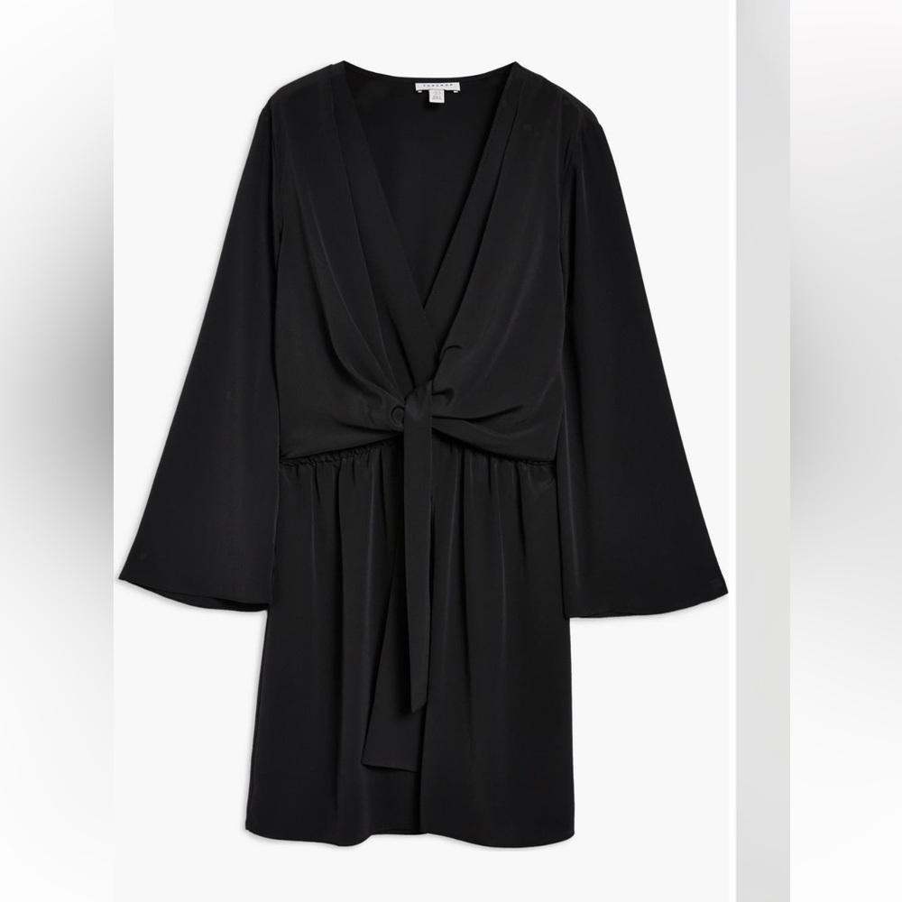 Topshop Tiffany knot mini dress